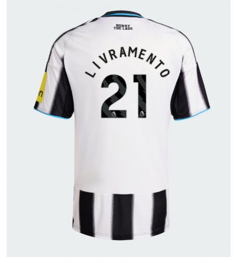 Newcastle United Tino Livramento #21 Domácí Dres 2025-26 Krátký Rukáv Newcastle United Tino Livramento #21 Domácí Dres 2025-26 Krátký Rukáv